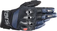 Alpinestars Halo Zomer Motorhandschoenen Mannen 3XL Zwart/Blauw Leer