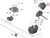 Shimano Steps E6010 Bevestigingsset Boven Zwart