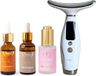 HG Aesthetics Hydrate & Verstevig Set de soins de la peau – Sérum à l'acide hyaluronique | Sérum au rétinol | Sérum booster à la vitamine C | Appareil de raffermissement du cou – Hydratation, anti-âge et éclaircissement de la peau