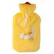 BiggDesign Pluche Kruik - 2L - Jaune - 20x35cm - Waterbestendig