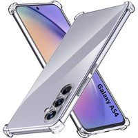 Phonillico® Hoesje voor Samsung Galaxy A54 5G - Schokbestendig Beschermend Zacht TPU Transparant