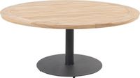 4 Seasons Outdoor Saba low dining teak tafel 160ØxH69 cm met antraciet onderstel Taste 4SO