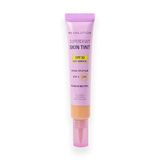 Revolution Superdewy SPF30 Skin Tint, Licht Getinte Huidtint met SPF 30 voor Gevoelige en Acnegevoelige Huid, Opbouwbare Dekking, Vegan, Medium Neutral, 28 ml