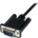 Startech SCNM9FM1MBK 1 m zwarte DB9 RS232 seriële nullmodemkabel F/M