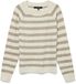 Vero Moda Trui Vmdoffy Ls O-neck Blouse Ga Noos 10201022 Birch/w. Sepia T Dames Maat - XS