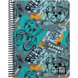 Grafoplás - Notitieboek, Bits&Bobs Bear, 80 vellen, geruit, 4 x 4, 90 gram, waterdicht kunststof deksel, spiraalbinding, FSC-gecertificeerd
