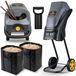 Humberg HM-650 - Elektrische hakselaar - 2500 W - Takdiameter 44 mm - 2 opvangzakken van 45 l