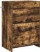 vidaXL Meuble sous lavabo fumé chêne 56 x 37,5 x 81 cm