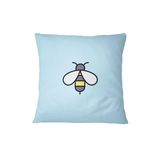 Bona Basics, Decoratieve kussenhoes, Huisdecoratie, voor bank, cafetaria, Afmeting: 60x60 cm, Kleur: Lichtblauw