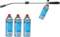 Brûleur de mauvaises herbes / désherbeur sans marque, 4 cartouches de gaz incluses - 76 cm
