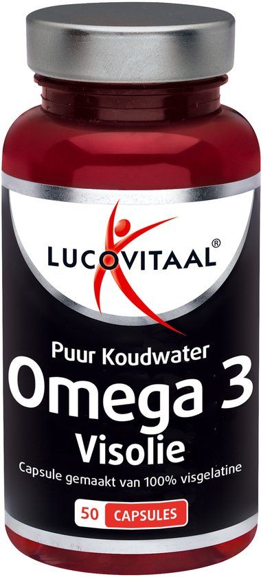 Lucovitaal - Koudwater Visolie Omega 3 Puur - 50 capsules