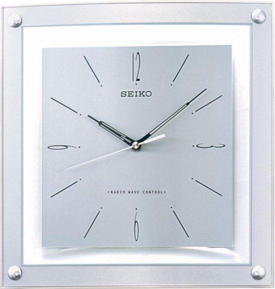 Seiko QXR205S Wandklok - Grijs - Kunststof