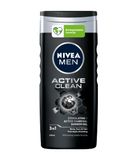 NIVEA Men Active Clean 2-in-1 Hair & Body Shower Shampoo 250 ml