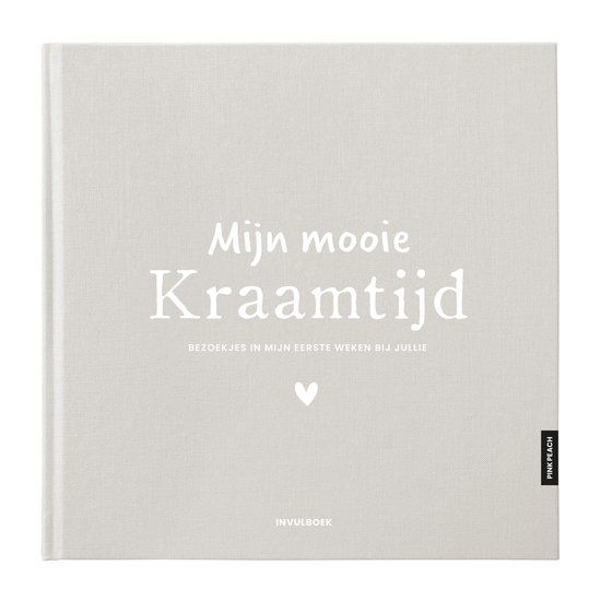 PINKPEACH - Kraamtijd Invulboek - Linnen - Zand
