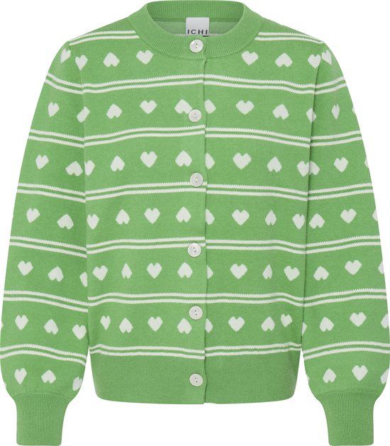 ICHI IHBRIELLE CA5 Dames Cardigan Kelly Green