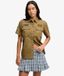 Superdry Dameshemd Superdry Korte Mouw Scout-overhemd van Biologisch Katoen — Relaxed Fit – Kortmouw Scout-shirt Relaxed Pasvorm Brown Grootte: 42