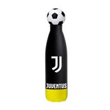 Seven Juventus thermosfles, roestvrij staal, BPA-vrij, 500 ml, siliconen deksel, temperatuurbestendigheid: 12 uur/24 uur koud, kinderen, jongens, voetbal, officieel product, cadeau-idee