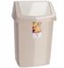 Curver Afvalemmer, plastic, beige, 50L
