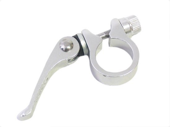 Ergotec SCQ-080 Zadelpenklem - ø28.6mm - Aluminium - Zilver