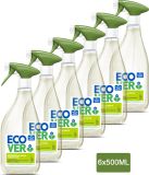 Ecover Allesreiniger Spray Harde Oppervlakken - Voordeelverpakking 6 x 500 ml - Citroengras & Gember