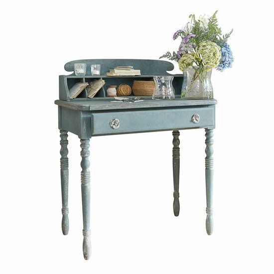 Loberon Sidetable Lartigue antiekblauw