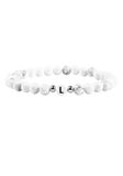 good.designs Parelarmband van howlietstenen met de letter L
