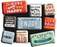Nostalgic-Art Magneet Set Enjoy Life