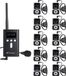 Retekess T130S système audio pour guides, portée jusqu'à 100 mètres, 49 canaux, avec écouteurs D. Système de guidage de groupe sans fil pour le tourisme et les visites d'entreprise