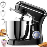 HONINST Robot pâtissier électrique à tête inclinable 6,5 qt 10 vitesses