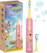 Beurer SC 11 SpongeBob Elektrische Tandenborstel Kind – Sonische Tandenborstel voor Kinderen 3-12 jaar – Tot 65.000 Bewegingen/min – 2 Opzetborstels 3+ & 6+ – USB-C – Seastar Pink