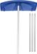 Vevor Sneeuwdakhark, 60 cm PP-blad, 118-555 mm Verstelbare Sneeuwschuiver met Wielen