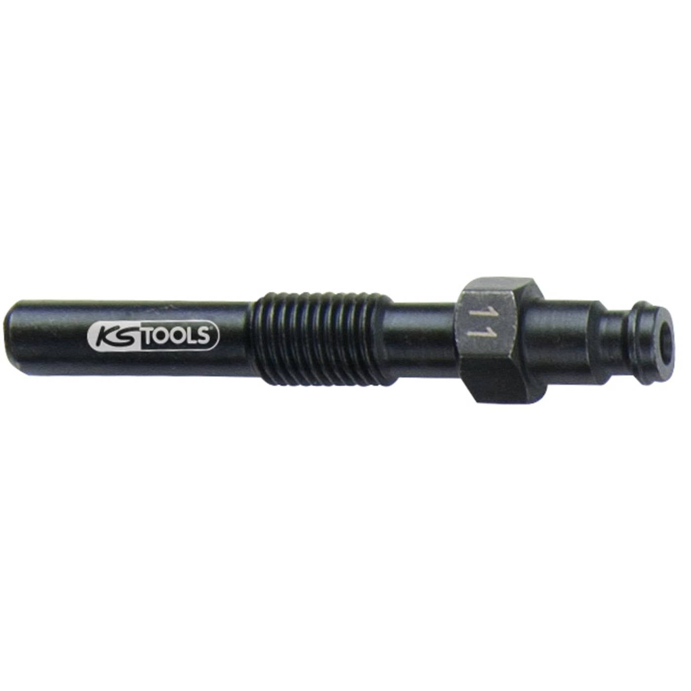 KS Tools 150.3672 Gloeibougieadapter, M10x1,25 met buitenschroefdraad, lengte 70 mm