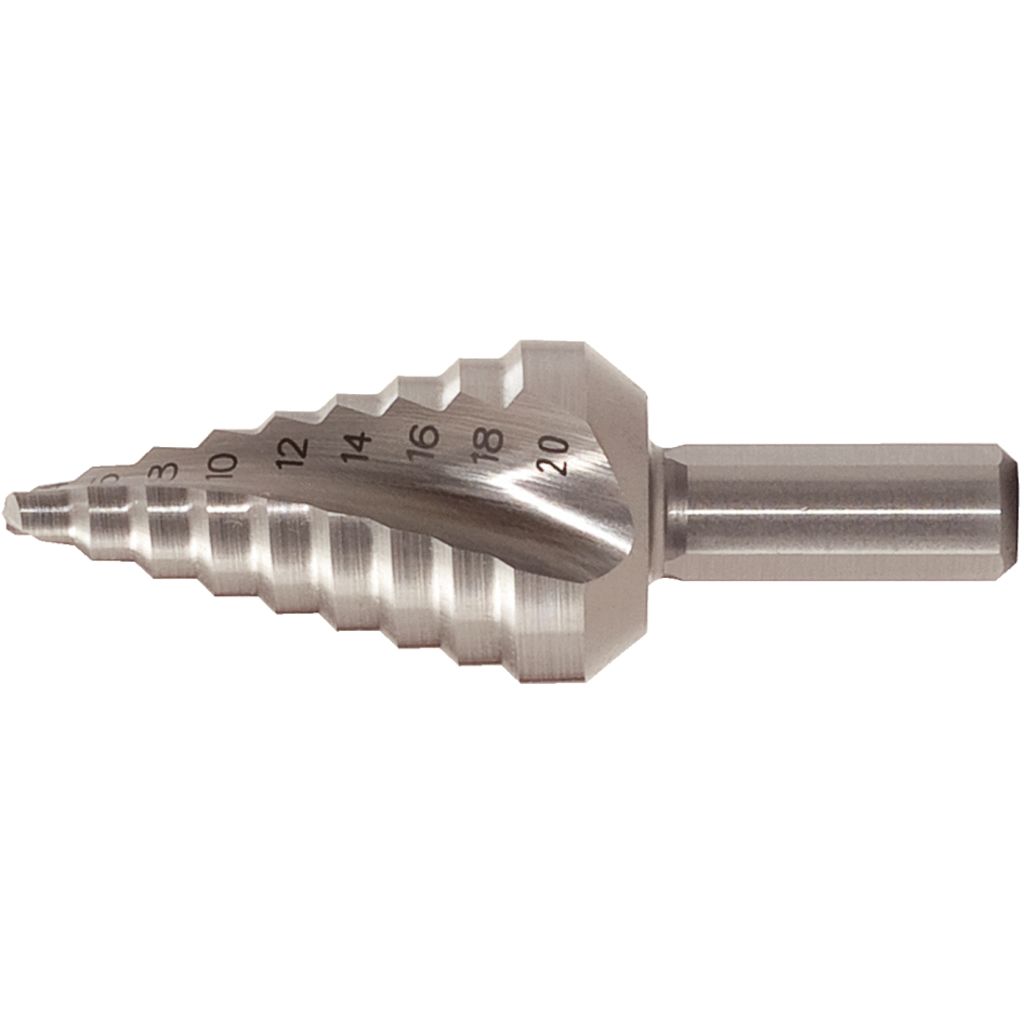KS Tools HSS-stappenboor extra kort, Ø 4-12mm, 9 stappen - 330.2371