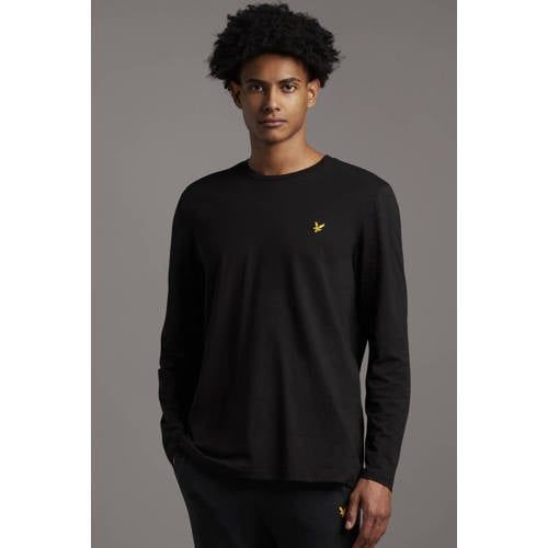 Lyle & Scott Regular Fit Longsleeve with Logo - Jet Black