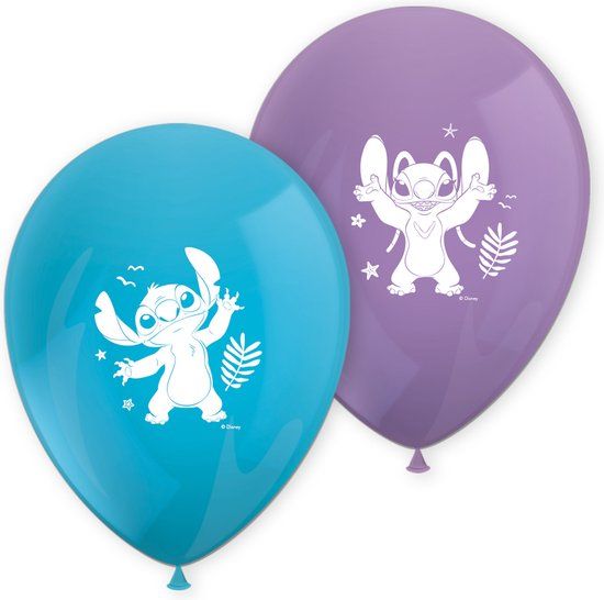 Top1Toys Vegaoo - 8 Stitch Latex Ballonnen Blauw