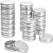 Marque non spécifiée Petites boîtes avec couvercle 24 pcs Argent Aluminium