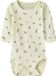NAME IT NBFDORTHEAS LS BODY - Baby - Bodies - Vrouwen - Pear Sorbet - Gebloemd - Lange mouw - 95% Biologisch katoen, 5% Elastaan - Maat 80
