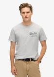Superdry Heritage T-shirt met Vintage-logo op de borst Heren Grijs S