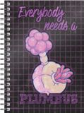 Merkloos Rick and Morty: Plumbus Spiral Notebook