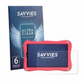 Savvies - Screenprotector voor Suaat S11 9" - Folie Beschermfolie transparant 6 Stuks