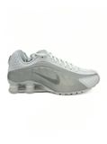Nike Shox R4 GS Lage Sneakers Wit/Zilver - Maat 38