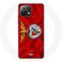 Maniacase Etui Xiaomi Mi 11 Lite slb benfica rode achtergrond