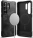 Ringke Rugged Gear Magnetic - Hoesje Geschikt voor Samsung Galaxy S25 Ultra - Back Cover Compatibel met MagSafe en Qi2 - Shockproof TPU - Camo Zwart