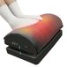 Bol Repose-pieds avec fonction de chauffage et de massage, réglable, avec mousse à mémoire de forme, noir