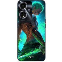 Maniacase Hoesje Oppo A59 5G uit één stuk Zoro 3D Manga anime Fanart