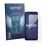 Savvies 3 Stuks Screenprotector - Geschikt voor Xiaomi Redmi 17C 5G - Beschermfolie Glas Transparant