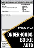 Onderhoudsboekje Brave New Books Onderhoudsboekje Auto - Universeel Reparatie Boek
