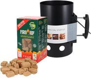 VAGGAN BBQ starter set - aanmaakblokjes 100x - houtskoolstarter - bbq starten - barbecue
