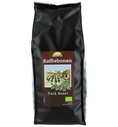 Bio Cafe Koffiebonen dark roast 500G