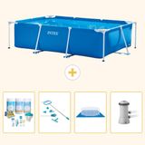 Intex Rechthoekig Frame Zwembad - 300 x 200 x 75 cm - Blauw